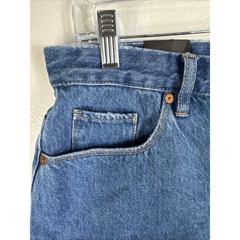 Blank NYC Women's 30 Perry Denim Mom Short Blue High Rise NWT Inseam 5" - Picture 3 of 14
